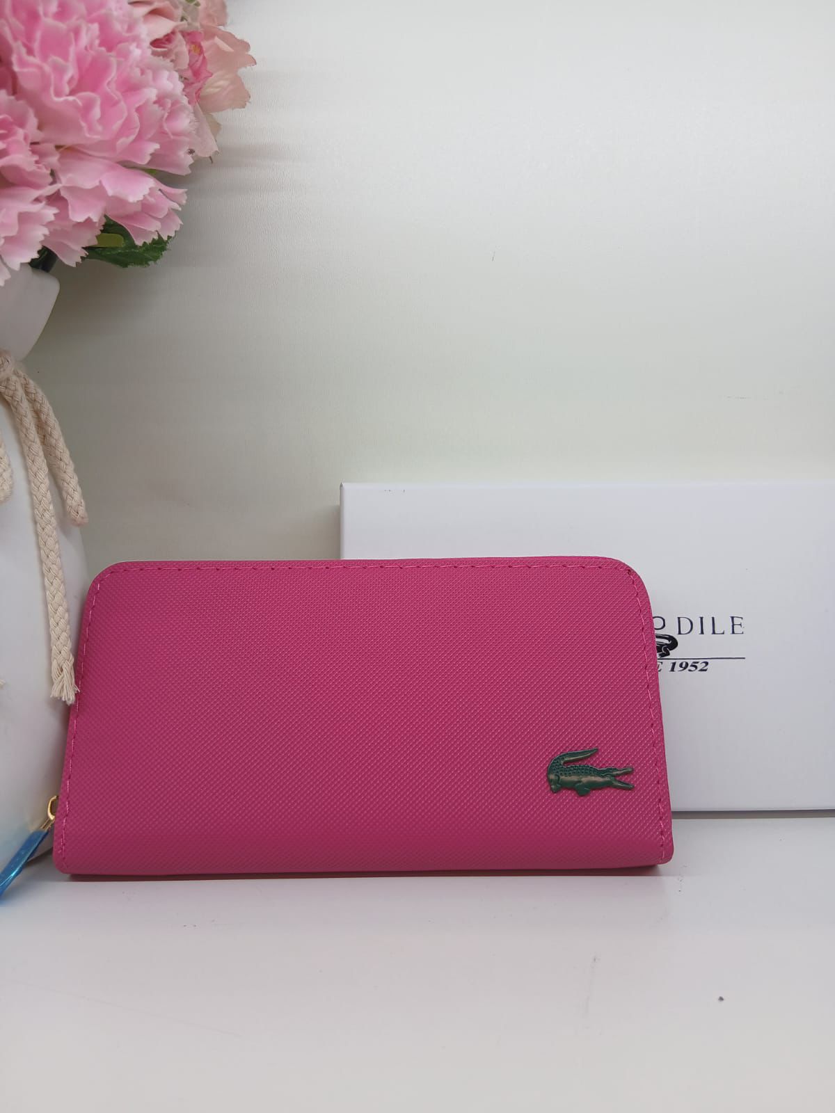 Lacoste Petit Piqué Large Zip Wallet