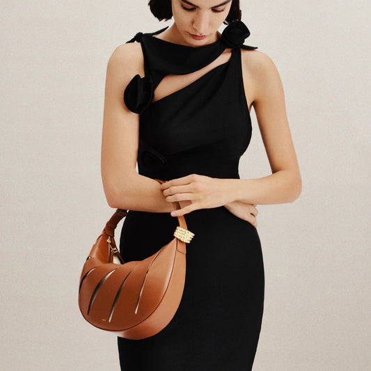 Original JW PEI Jana Hollow Out Shoulder Bag – Camel