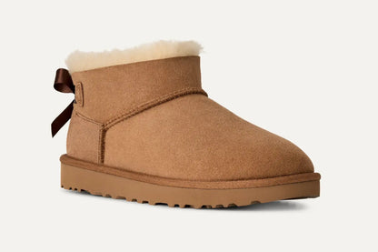 UGG Ultra Mini Bailey Bow Boot - Chesnut