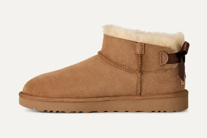 UGG Ultra Mini Bailey Bow Boot - Chesnut