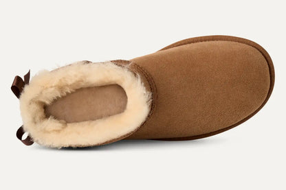 UGG Ultra Mini Bailey Bow Boot - Chesnut