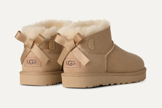 UGG Ultra Mini Bailey Bow Boot - Sand