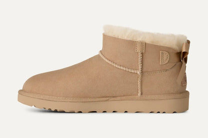 UGG Ultra Mini Bailey Bow Boot - Sand