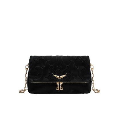 Zadig & Voltaire Rock Western Suede Leather Clutch