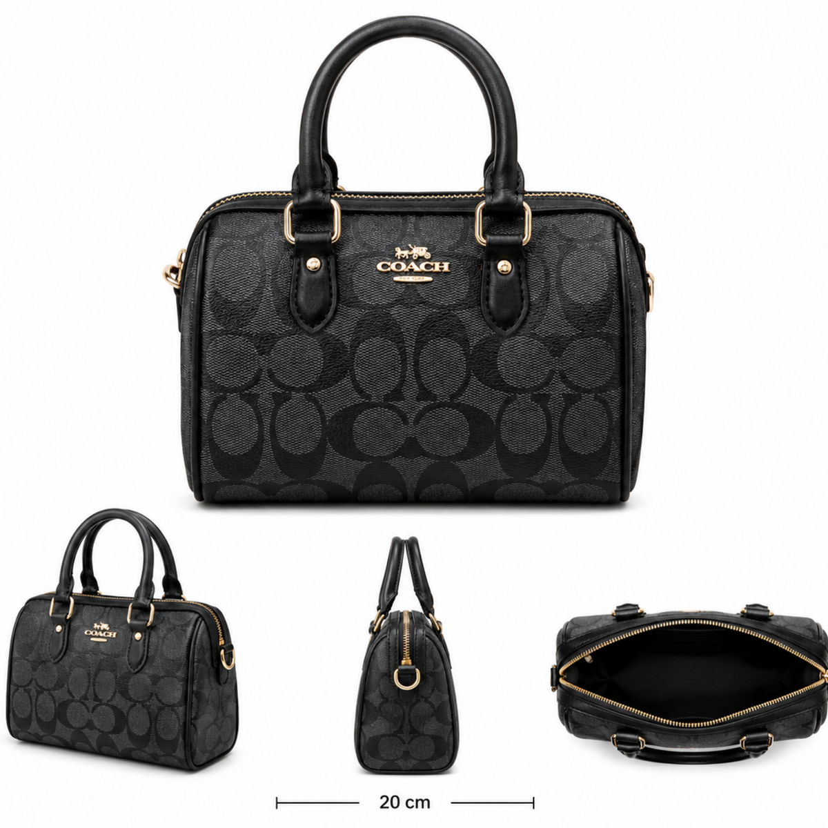 Coach Mini Rowan Bag - Signature Canvas