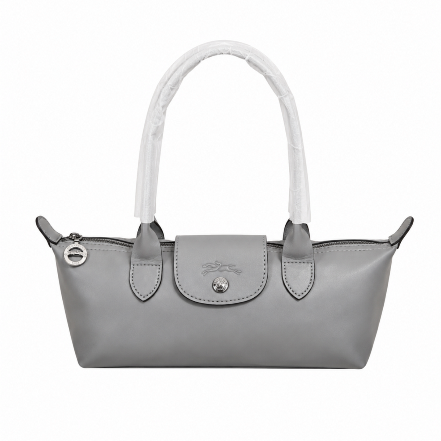 Longchamp Le Pliage Xtra Leather East-West Bag - Grey