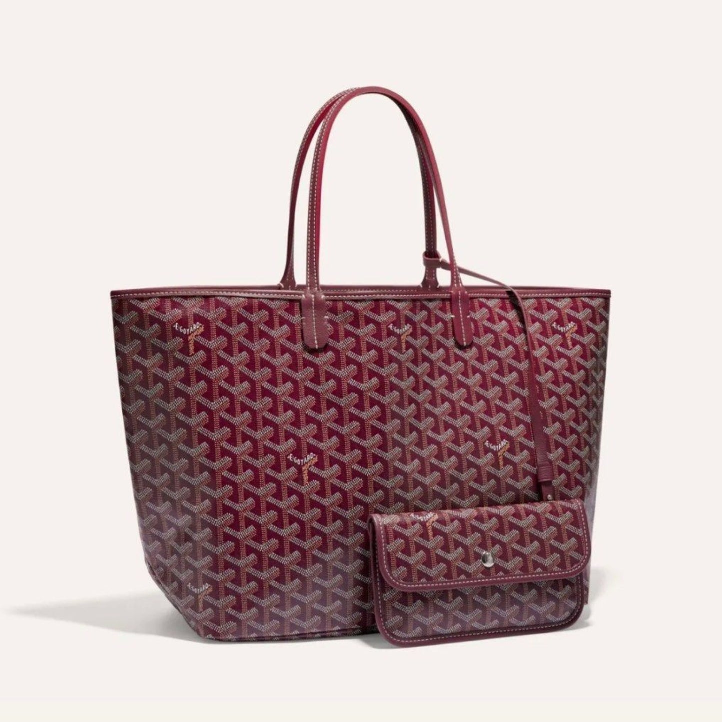 Goyard Saint Louis PM Tote Bag - Burgundy