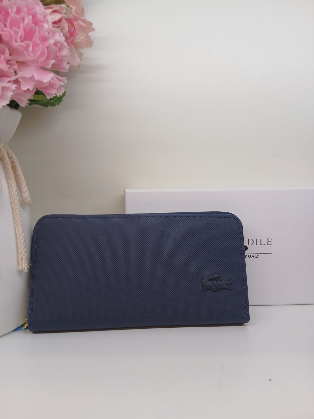 Lacoste Petit Piqué Large Zip Wallet