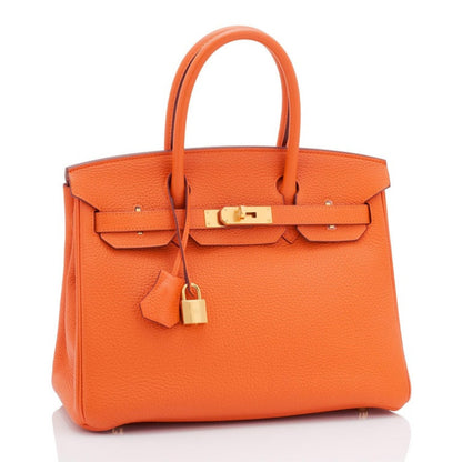 Hermès Birkin 30 — Orange