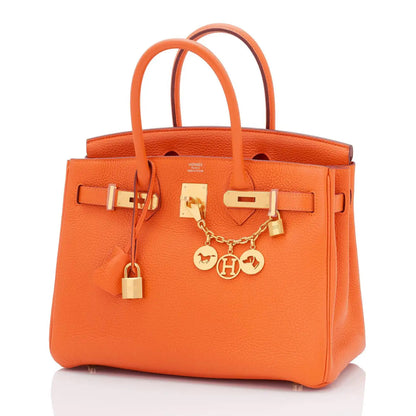 Hermès Birkin 30 — Orange