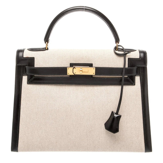 Hermès Kelly Canvas (Black)