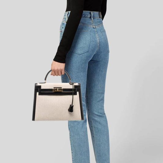 Hermès Kelly Canvas (Black)