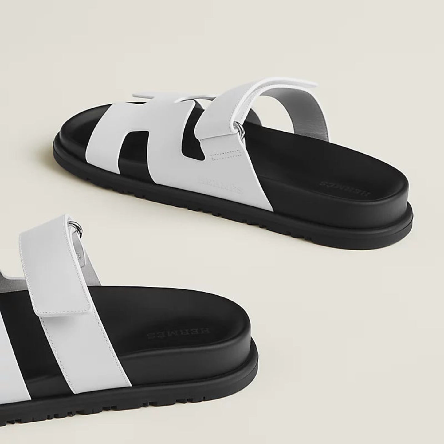 Hermès Chypre Sandal – White