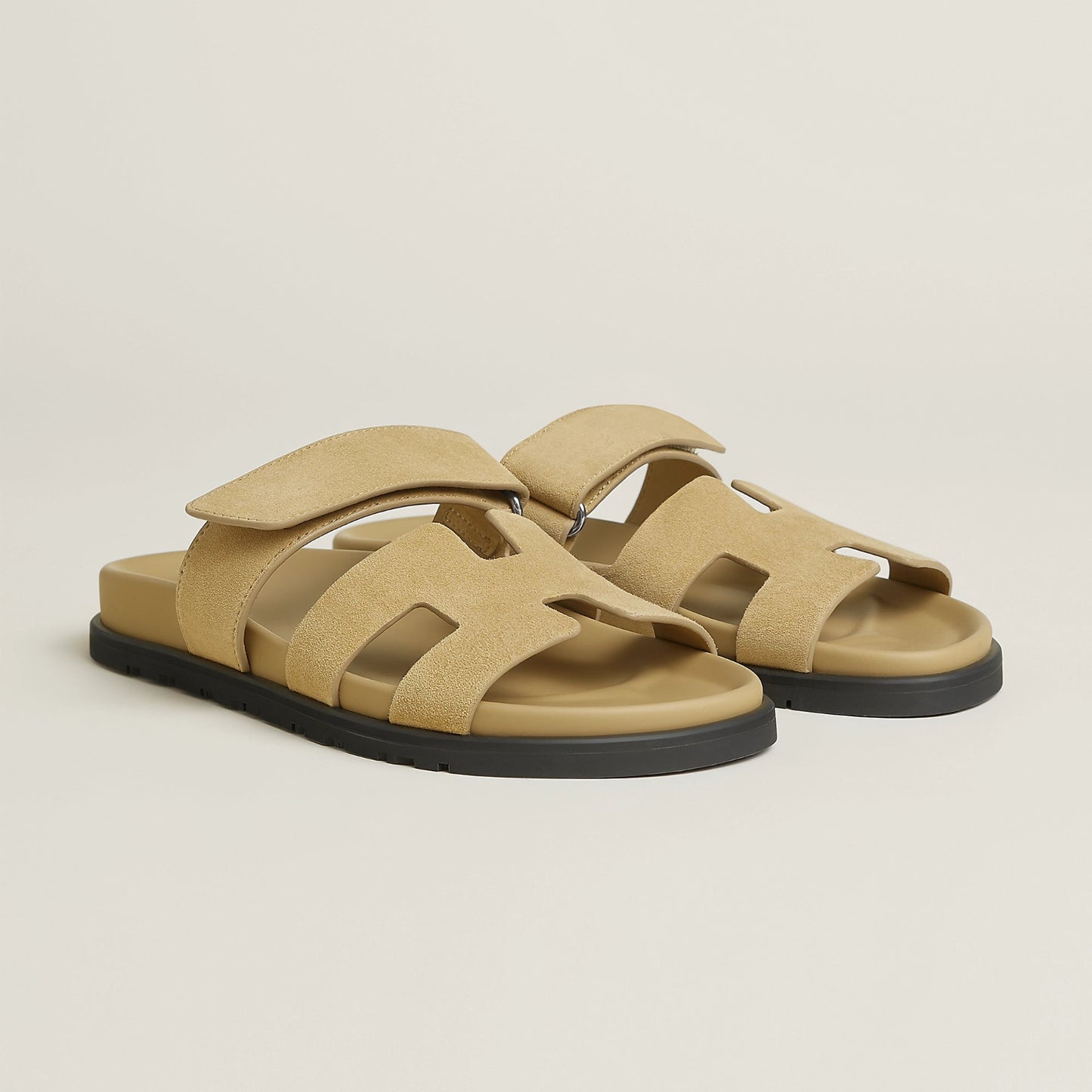 Hermès Chypre Sandal – Sand(Suede)