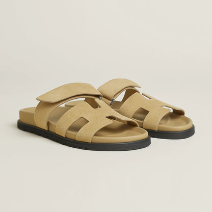 Hermès Chypre Sandal – Sand(Suede)