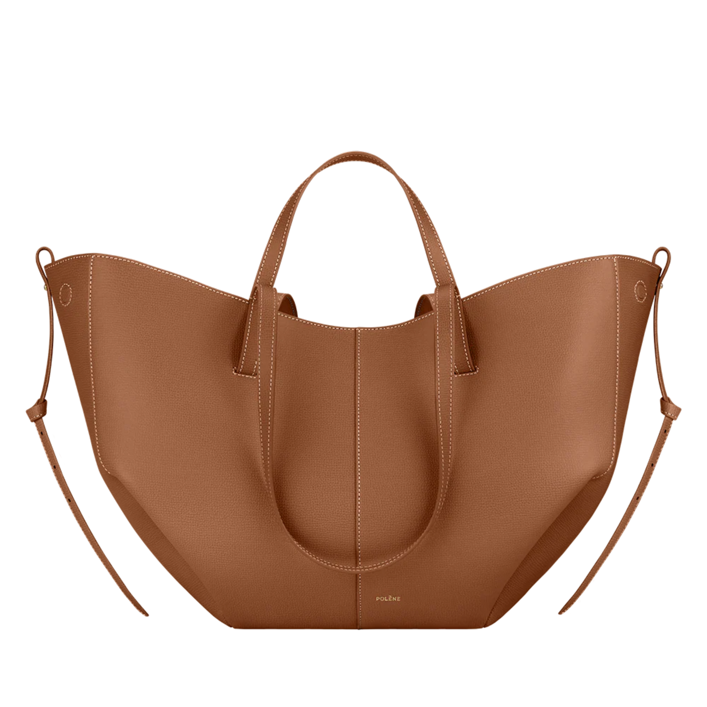 Polène Cyme Tote - Chestnut