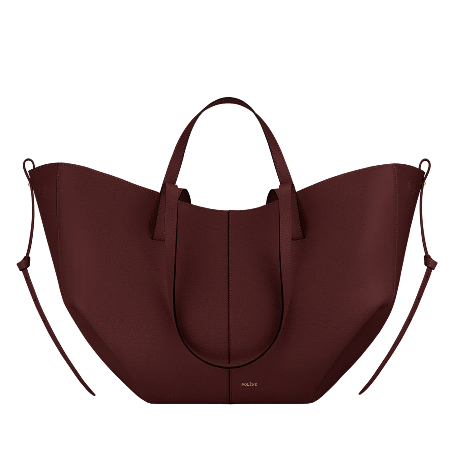 Polène Cyme Tote - Black Cherry