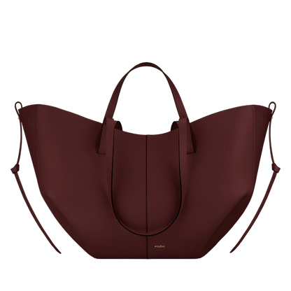Polène Cyme Tote - Black Cherry
