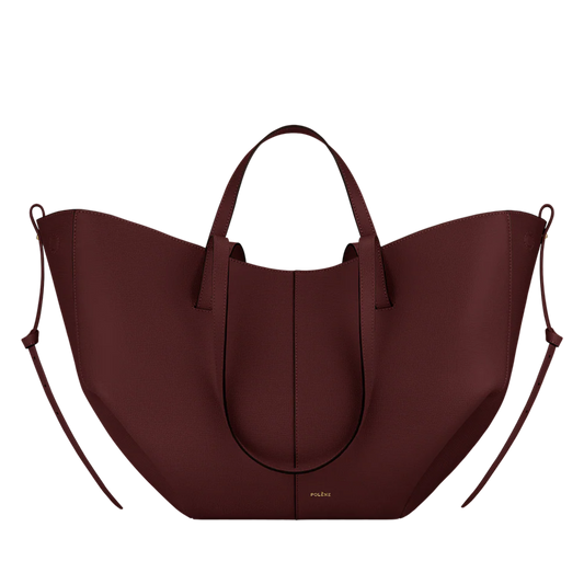 Polène Cyme Tote - Black Cherry