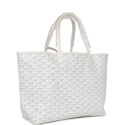 Goyard Saint Louis PM Tote Bag - White