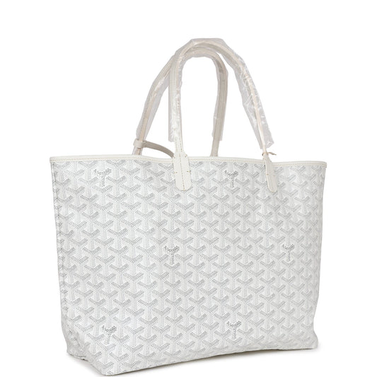 Goyard Saint Louis PM Tote Bag - White
