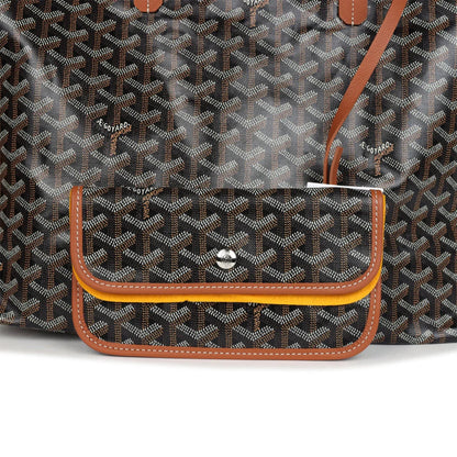 Goyard Saint Louis PM Tote Bag - Black Brown