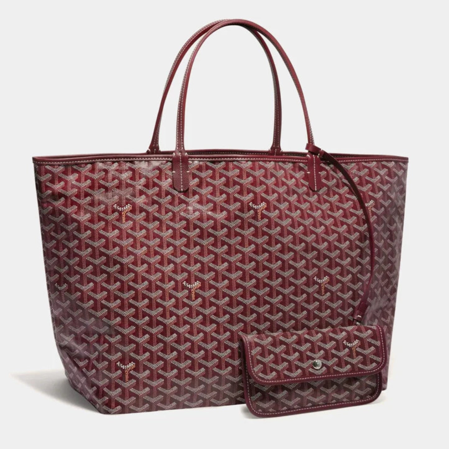 Goyard Saint Louis PM Tote Bag - Burgundy