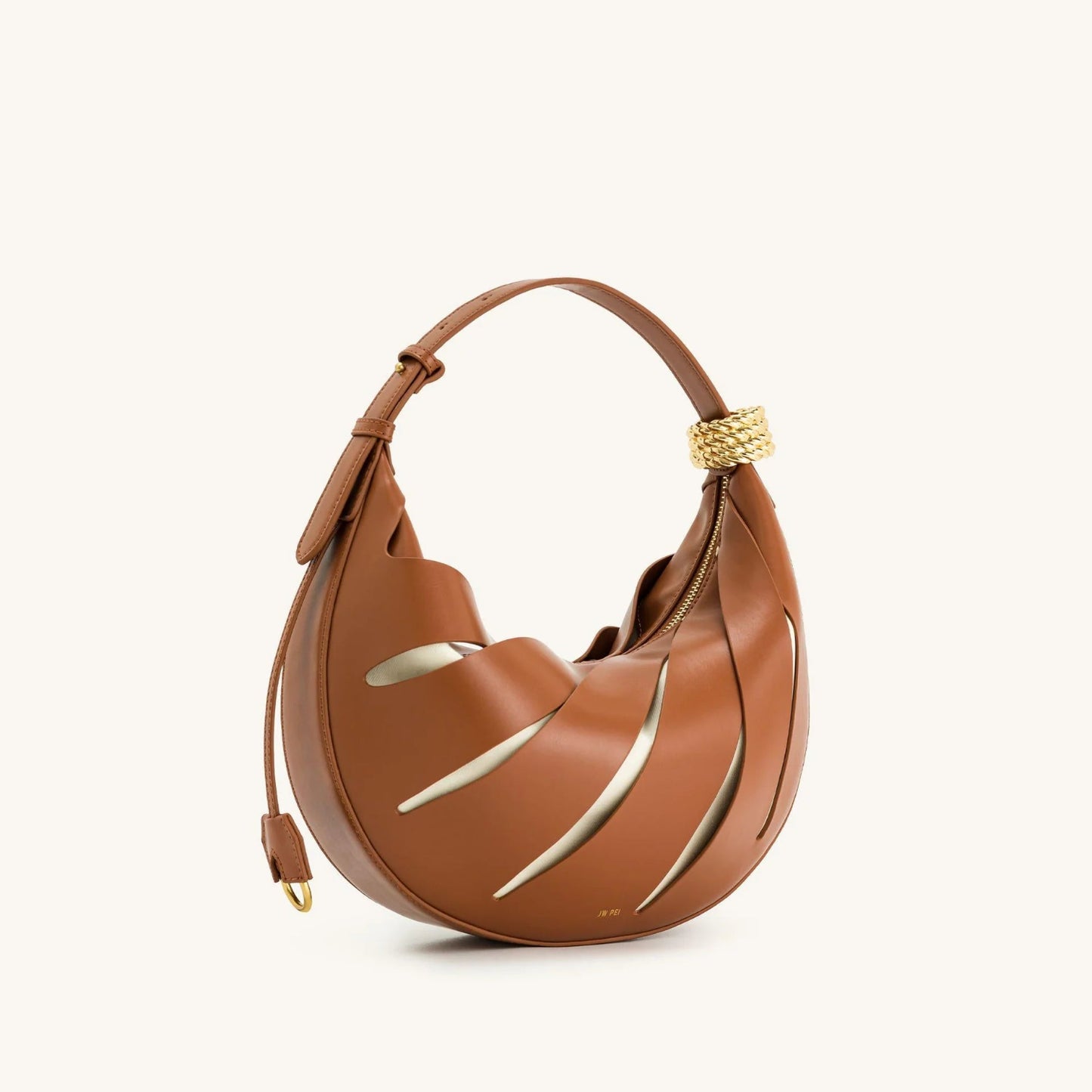 Original JW PEI Jana Hollow Out Shoulder Bag – Camel
