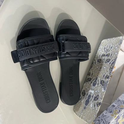 Christian Dior Black Evolution Sandals