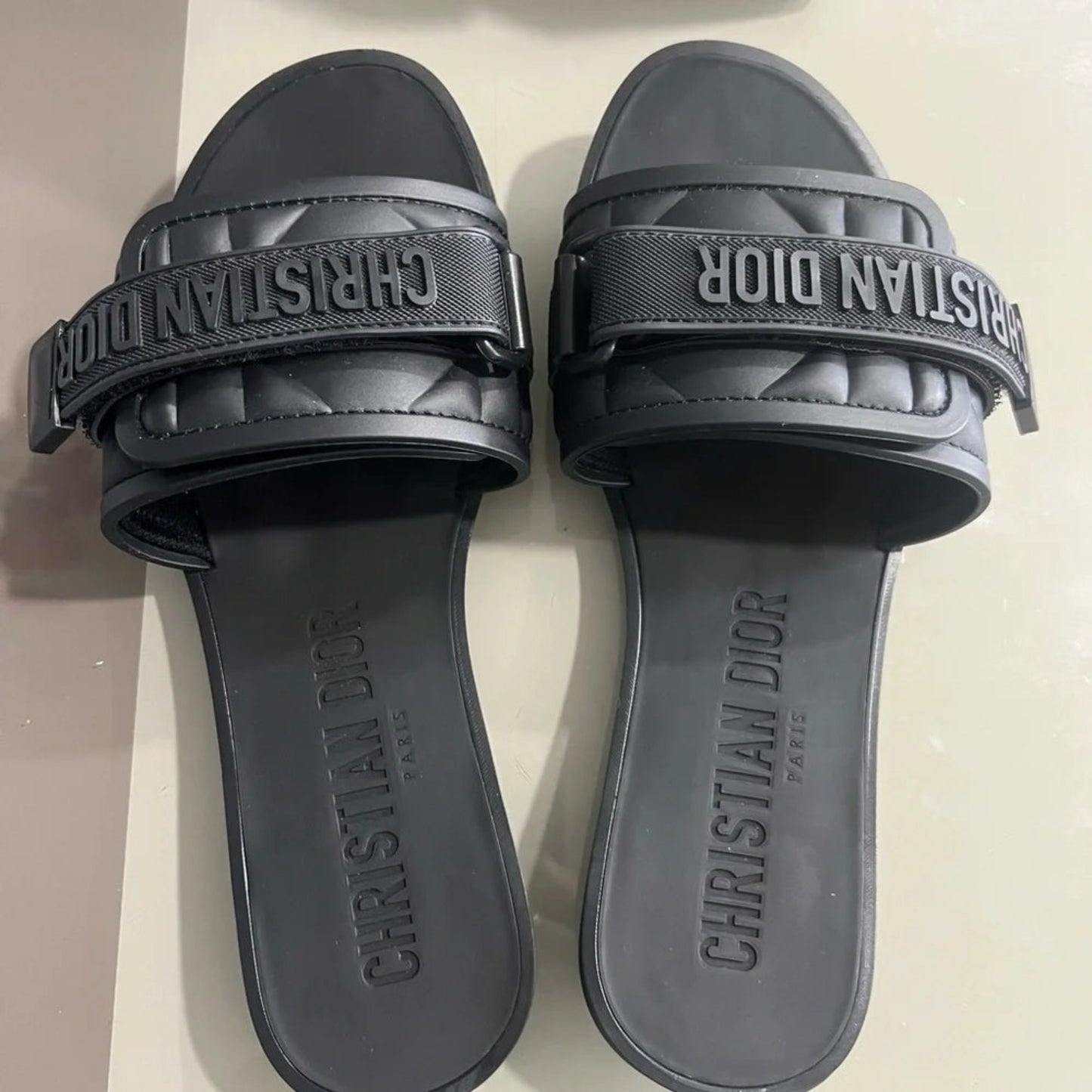 Christian Dior Black Evolution Sandals