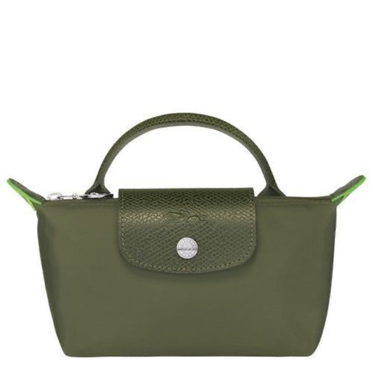 Mini Longchamp Bag - Olive Green