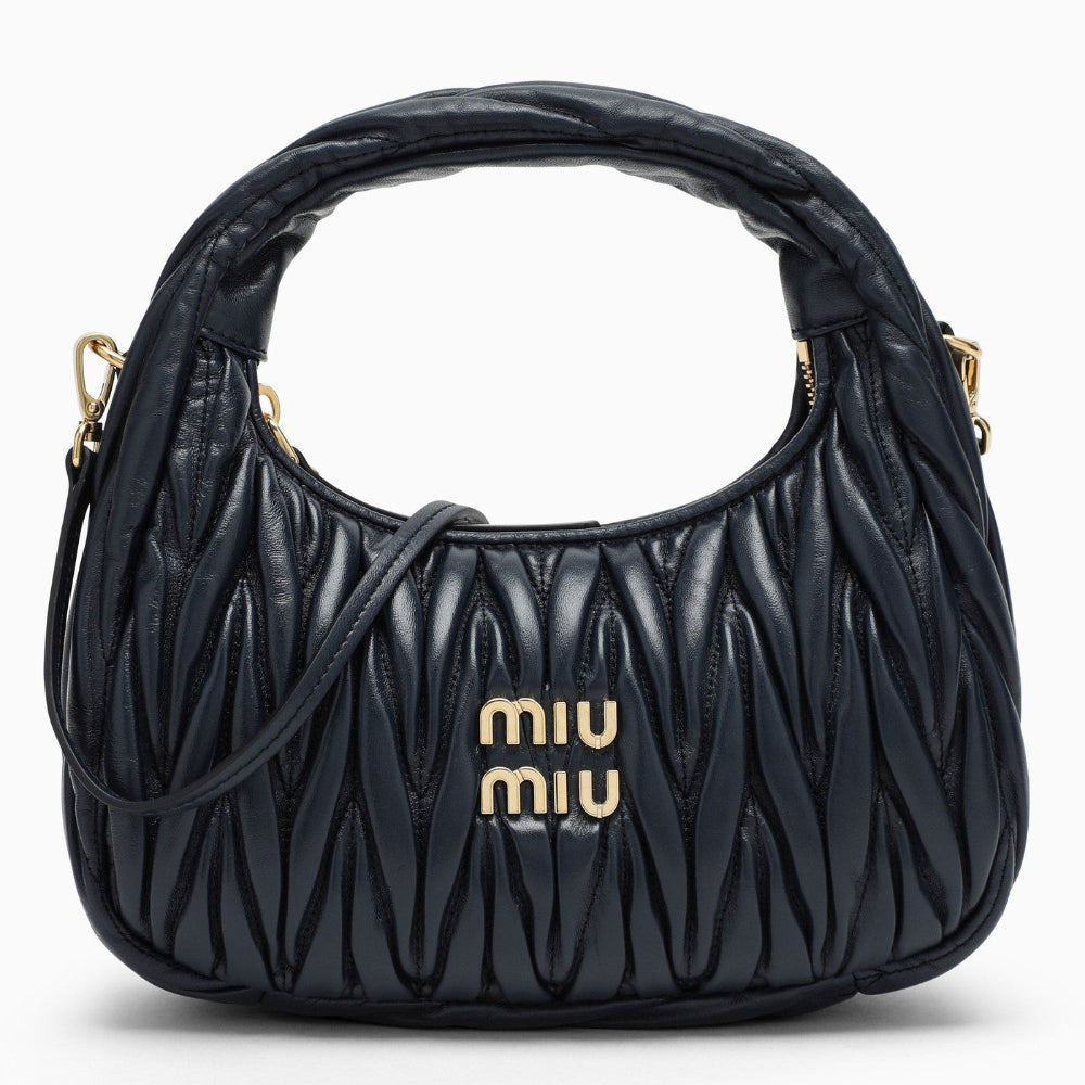 Miu Miu Wander Matelassé Mini Hobo Bag