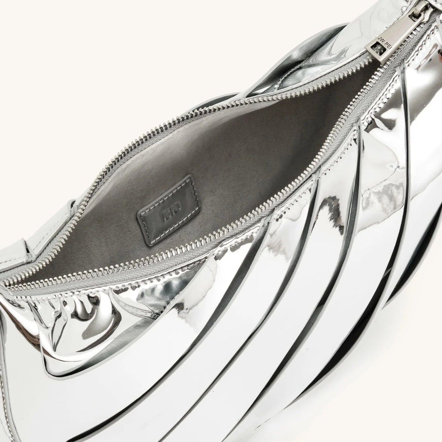 Original JW PEI Jana Hollow Out Shoulder Bag – Silver