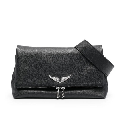 Zadig&Voltaire Logo-Plaque Leather Shoulder Bag