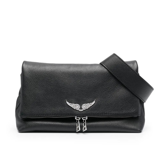 Zadig&Voltaire Logo-Plaque Leather Shoulder Bag