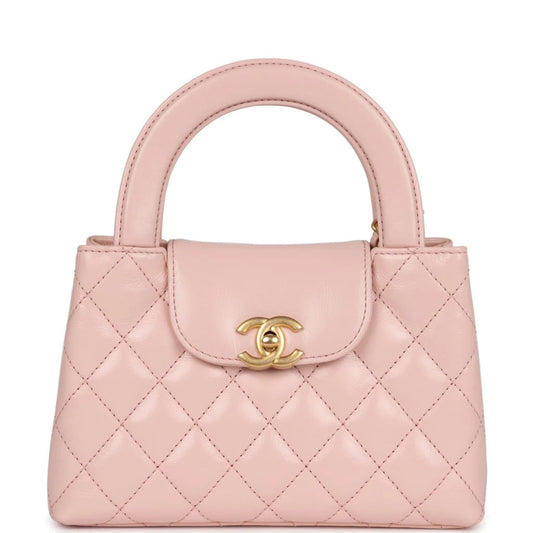 Chanel Nano Kelly Top Handle - Black